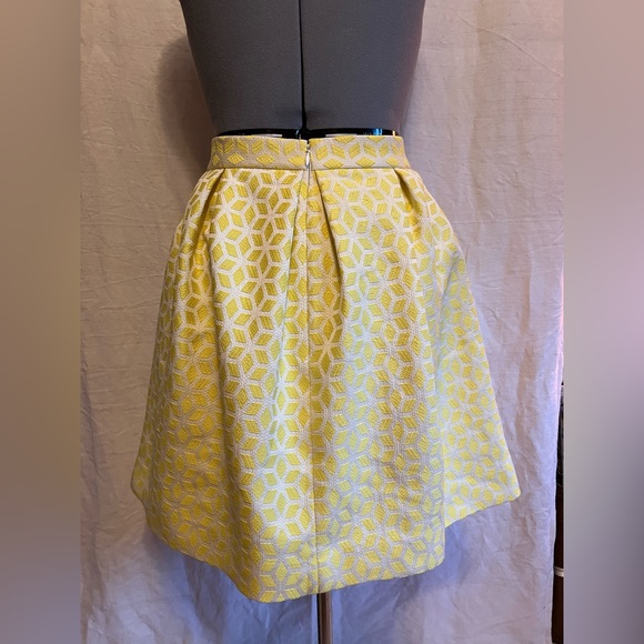 ☀️ Sunshine yellow Anthropologie Hutch Lemon Zest skirt with POCKETS☀️ - Picture 2 of 14